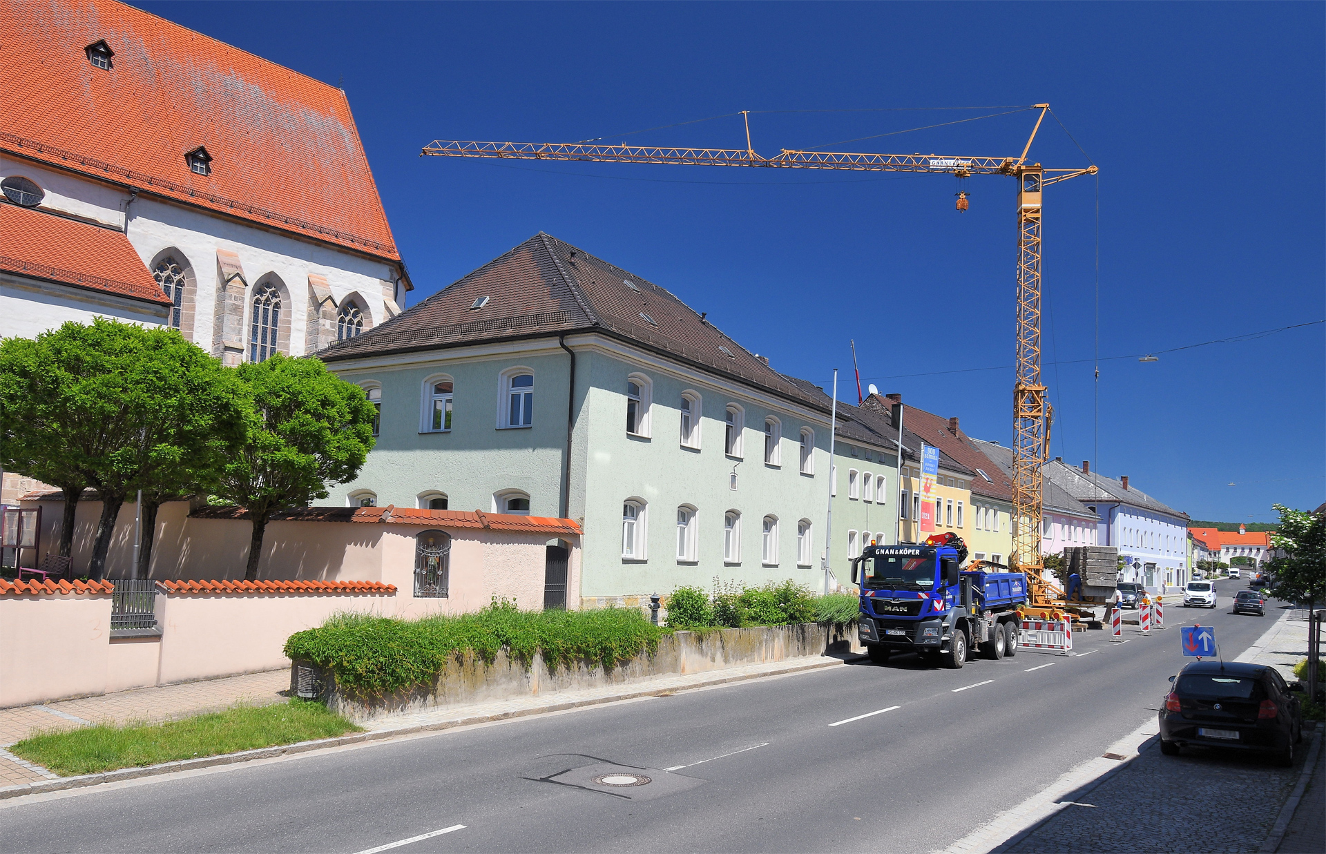 umbau kloster hahnbach